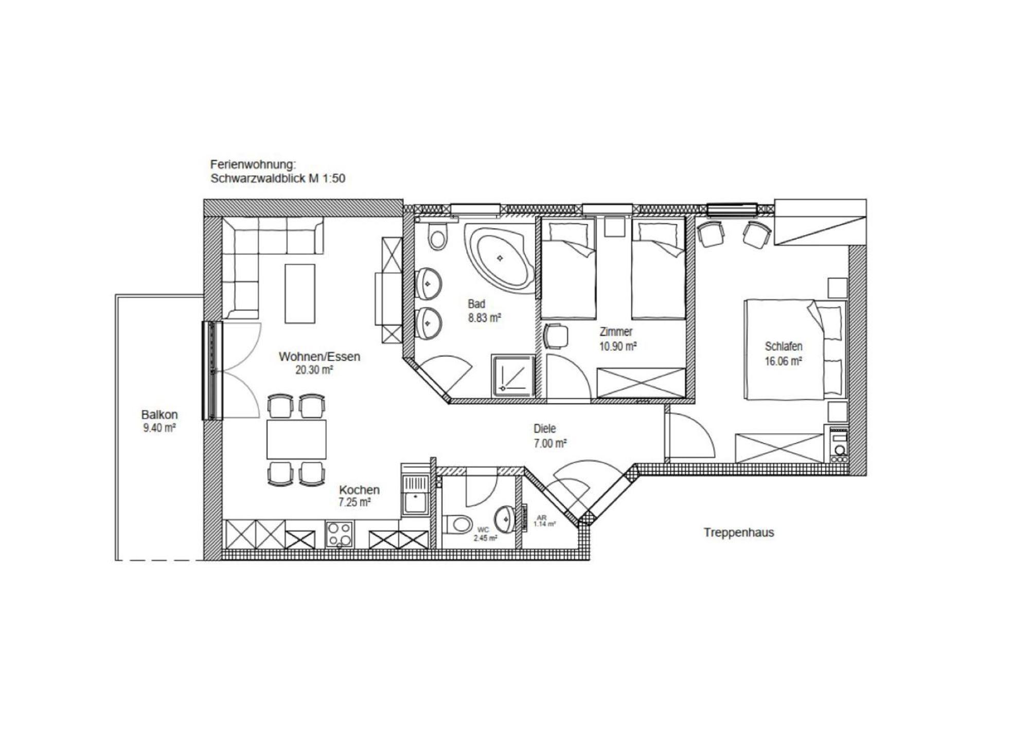 Haus Panoramasicht Appartement